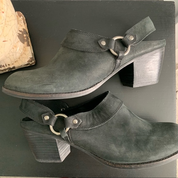 Zodiac Black Leather Madge shoes Sz 9.5 - Picture 5 of 7